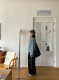 Hoko black blue balloon pants