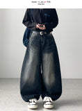 Tom Brush Balloon Wide Denim
