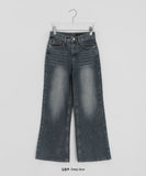 Recom Washing Denim Bootcut Pants