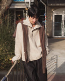 Tessie Stitch High Neck Two-Way Knit