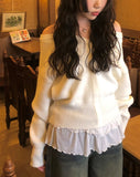 Sheese Holter Off Shoulder Loose Fit Knit