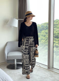 Chevin V-Neck Sleeveless Knit Cardigan Set