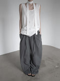 Airy Soft Scarf Sleeveless One Piece