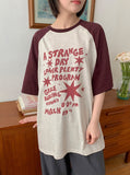 [unisex] Momoku color matching printing over short sleeve tee