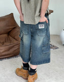 Elto Patch Carpenter Bermuda Pants