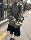 Rokel High-neck String Single-layer Short Field Jacket