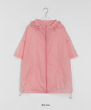 [unisex] Quken Summer Hood Short Sleeve Wind Jumper