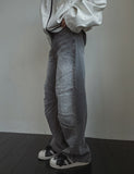 Inport Rivet Balloon Denim Pants