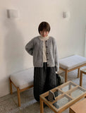 Hiyan Bokashi Round Knit Cardigan