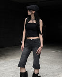 Sarah Capri Denim Pants