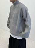 Hachi Knit Half zip-up jacket