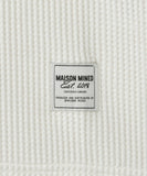 BASIC WAFFLE HENLEY NECK