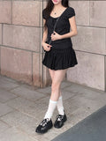 Juri Ribbon Pumpkin Balloon Mini Skirt