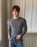 Sailon Ribbed Raglan Muscle Fit Knit