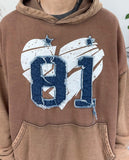 Mielo Patch Crop Hoodie