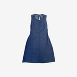Poetne Back Slit Denim One Piece