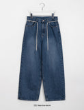 Rico String Wide Denim Pants