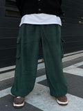 Fleece Cargo Balloon Pants