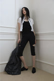 Wrinkle cropped shirt