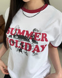 Holiday Ringer short-sleeve T-shirt