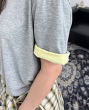 LT V-neck Regular Short Sleeve T-shirt