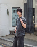 Offset Vintage Lettering Short Sleeve T-shirt