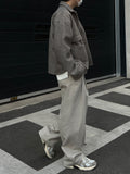 Solid Two-Tuck Cotton Pants