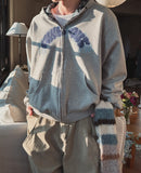 Chilling Check Reversible Hooded Zip-Up
