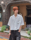 Someday Open Collar Short Sleeve Shirt