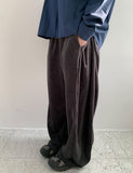 Titz Fleece Slit Banding Wide Pants