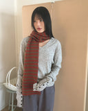 [Wool20] Funb Button V-Neck Wool Knit