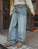 Bonnie Low Rise Wide Denim Pants