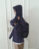 Unin Vintage Nordic Fleece-Two-Way Hood Zip-Up
