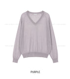 Moen Summer Linen V-Neck Knit