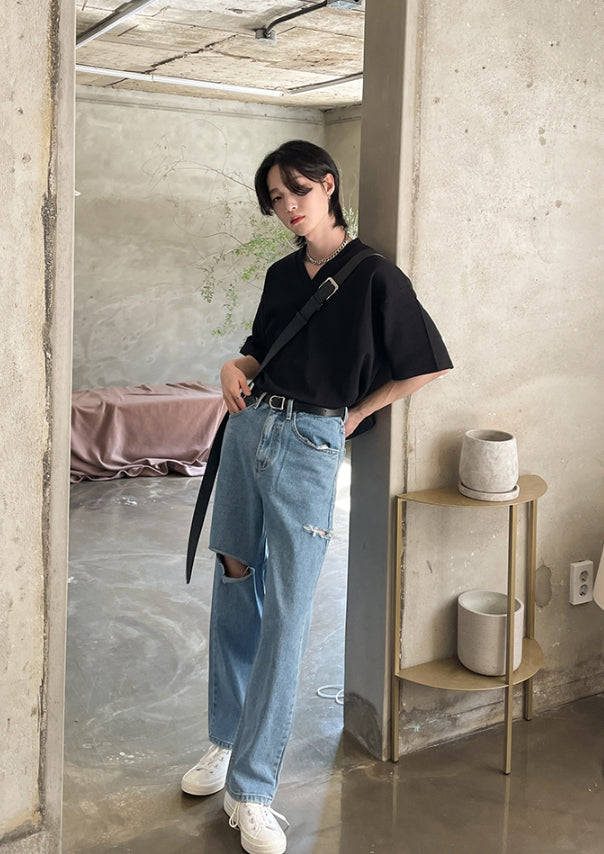 【2plan】Side Cut Renewal Denim 2plan (ツープラン) - サイドカッティングリニューアルデニム