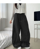 Nylon Wing Silver Point Curved Wide Banding Pants