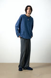 WOOL ONE TUCK SLACKS
