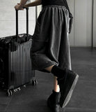 Pigment Silver Charcoal Bermuda Training Pants