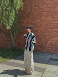 Woodin Diagonal Pocket Button Two-Way Cargo Pants