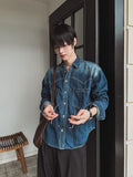 Kor Western Denim Crop Shirt