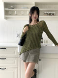 Rattan Vintage Washed Surgical Mini Skirt