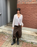 Bucker Gauze Linen Hood Long Sleeve Shirt