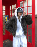 Lucy Collar Eco Fur Jacket