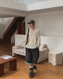 Cuffrey Dart Rollup Bermuda Denim Pants