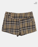 Liran Button Wool Short Pants