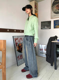 SIDE TUCK BALLOON DENIM