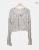 Muta Openwork Bolero Cardigan