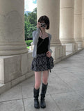 Muel Daily U-Neck Long Sleeve Slim Cardigan