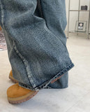Lark Vintage Washed Flare Denim