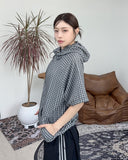 Tove Check Half Jacket